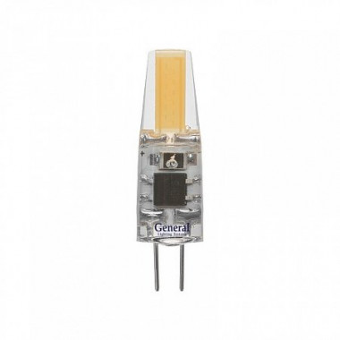 Лампа св/д General G4 220V 3W (195lm) 4500K силикон COB  651900