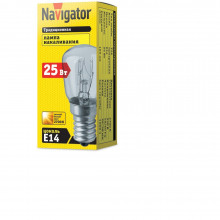 Лампа T26 25W E14 220V  прозрачная Navigator  61204