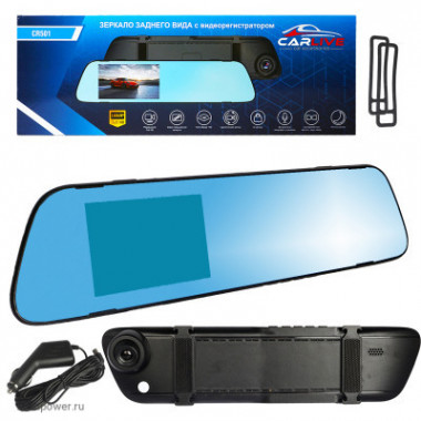 Авто. регистратор зеркало CarLive CR501  (1920х1080, 120º)  A4369