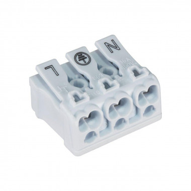 Клемма Stekker СМК LD294-5103 3полюса 3x(0,5-2,5мм2) земля 450V 16A (5шт) 39790