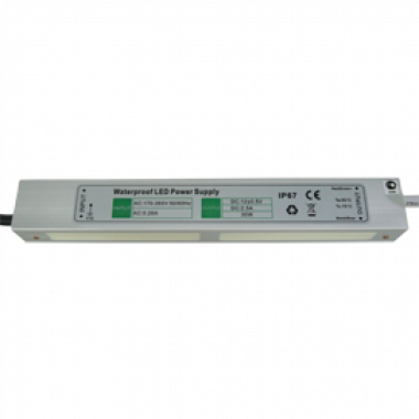 Б/п для с-д. металл  30W 12V  2,5A   ip67  Ecola узкий