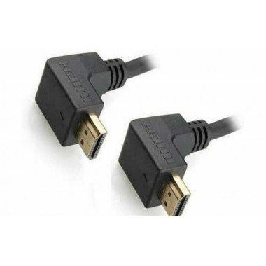Шнур HDMI -HDMI  1,8м.  Ver1.4  Ritmix  (угловой - угловой)
