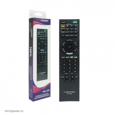 Пульт для SONY RM-L959 LCD (универсальный)  Live-Power 