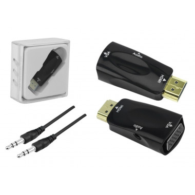 Конвертор (вход  HDMI  выход VGA+ audio) переходник без питания   H06 A2288 / A1950