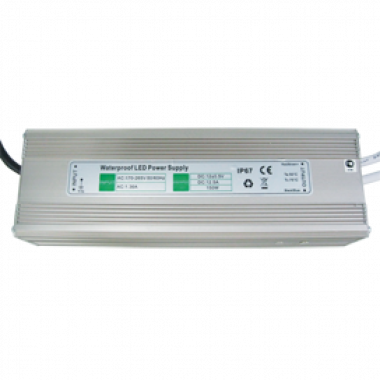 Б/п для с-д. металл 150W 12V 12,5A  ip67  Ecola плоский