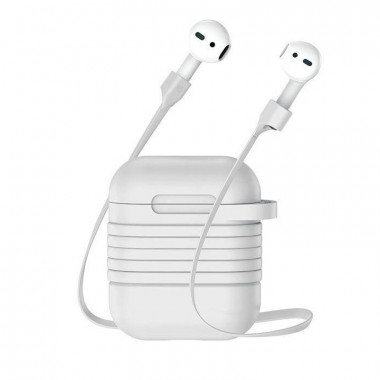 Держатель для наушников Air Pods с чехлом Baseus  Case for Airpods
