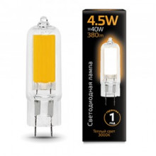 Лампа св/д Gauss G4 220V  4.5W (380lm) 3000K стекло  107807104