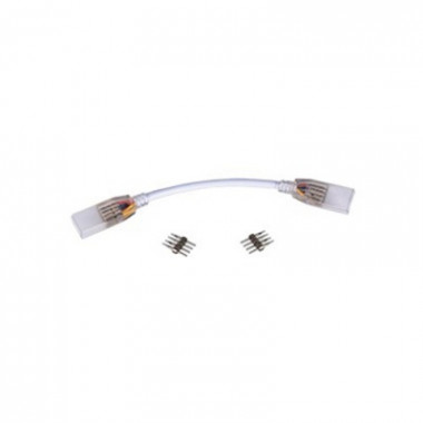 Ecola Коннектор 220V 16x8 гибкий соединитель лента-лента 4-х конт RGB  Ecola.