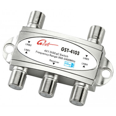Переключатель DiSEqC  4*1  TEC-4100.