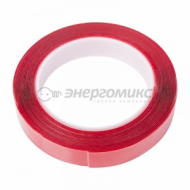 Двухсторонний скотч прозрачный Акрил 20мм х 5м  Rexant 09-6520
