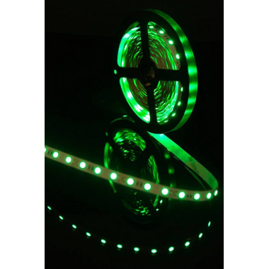 Лента св/д ip20  SMD5050  60Led  Зелёный  12V  14.4W/м  General Pro 502410