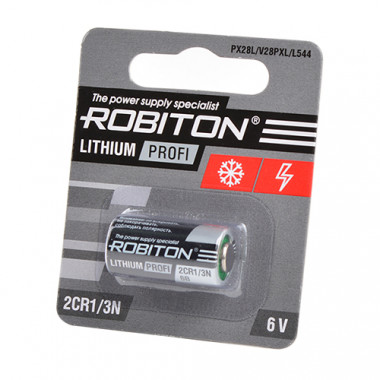Эл-т питания Robiton 2CR1/3N  V28PXL  6V  Lithium