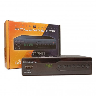 Ресивер эфирный Gold Master T-717HD  DVB-T2 / DVB-C