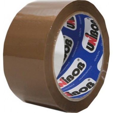 Скотч 48/66  UNIBOB 600 45 мкм коричневый  28131