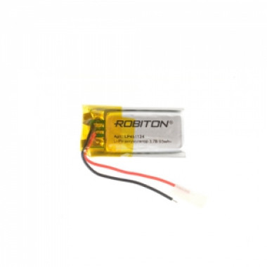 Аккумулятор Robiton 3,7V   65mAh  4,5х11x24мм LP451124
