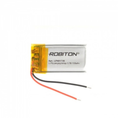 Аккумулятор Robiton 3,7V  150мАч  4х17x30мм LP401730