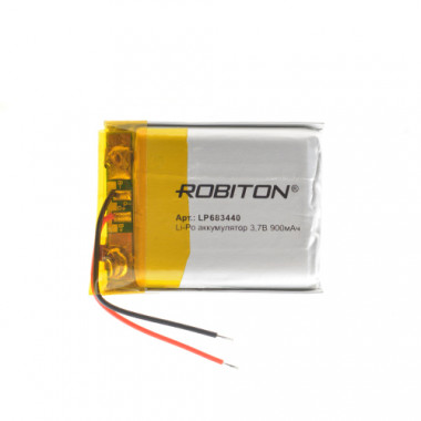 Аккумулятор Robiton 3,7V  900мАч  6,8х34x40мм LP683440