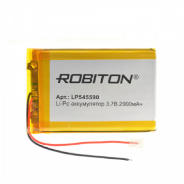 Аккумулятор Robiton 3,7V 2900мАч  5,4х55x90мм  LP545590