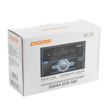 Автомагнитола DIGMA DCR-560  2DIN  4*50Вт
