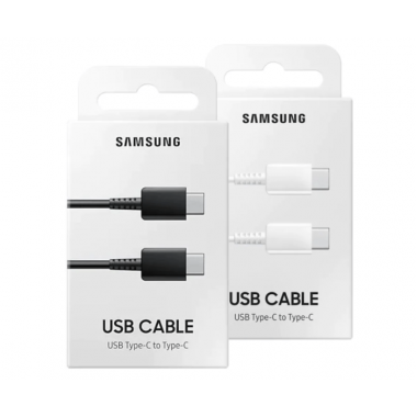 Data Cable Type-C-Type-C  Samsung Original Cable USB-C to USB-C 5A 1m  White SU51MW