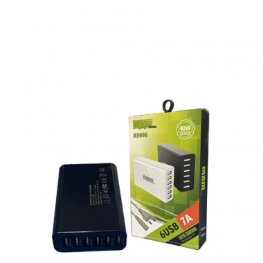 Сетевой USB-Хаб MRM H5006  6USB Ports 40W  B4296