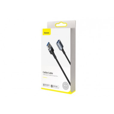 Шнур удлинитель (USB3.0)  шт.USB A -гн.USB А  1м  Baseus Cafule 2A