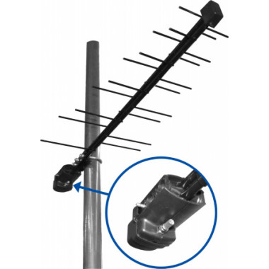 Антенна ДМВ активная "Дельта  Н111А-02" уличная  с F 5V  (Н111А.02F-5V)  27дБ