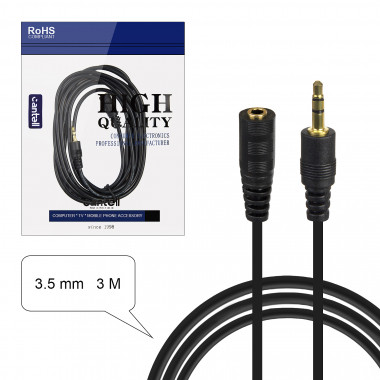 Удл. для наушников  3м  Extension  014342 деш
