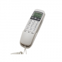 Телефон Ritmix RT-010 White с дисплеем узкий корпус 