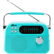 Радиоприемник Ritmix RPR-045 AZURE Bluetooth FM/AM/SW USB microSD кабель Type-C - USB