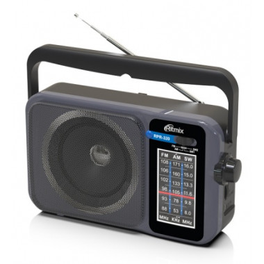 Радиоприемник Ritmix RPR-320 Bluetooth MP3-плеер USB/microSD