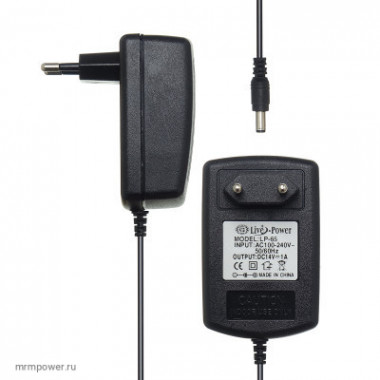 Адаптер сет. Live-Power 14V 1A   (5.5*2.5)  LP65 A966
