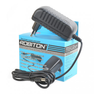 Адаптер сет. Robiton IR12-3000S  (12V 3A) 5.5х2.5 (+)  16038