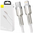 Data Cable iPhone Baseus 1м  Cafule Series Metal 2.4A  CALJK-A01