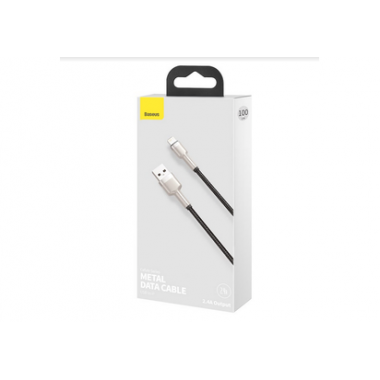 Data Cable iPhone Baseus 1м  Cafule Series Metal 2.4A  CALJK-A01