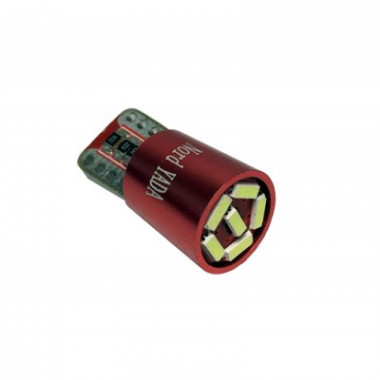 Автолампа св/д T10  6smd (size 4014) W5W белый  Nord Yada