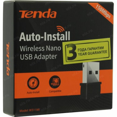 Wi-Fi адаптер Tenda W311MI  802.11n USB 2.0 150 Mбит/с Микро 2.4 ГГц 