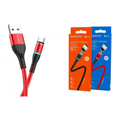 Data Cable Type-C Borofone BU16  1.2м  magnetic