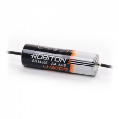 Эл-т питания Robiton 3.6V ER14505-AX (AA) с выводами 2400mAh LiSOCl2 11621