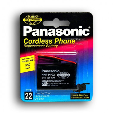 Аккумулятор Panasonic P-P102  3,6V  600mAh