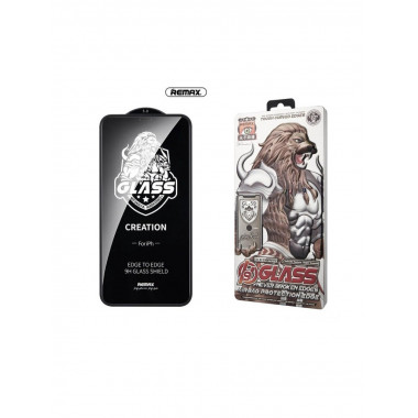 Защитное стекло iPhone 5.4' / 13 mini  3D  vip GL-59 резинка