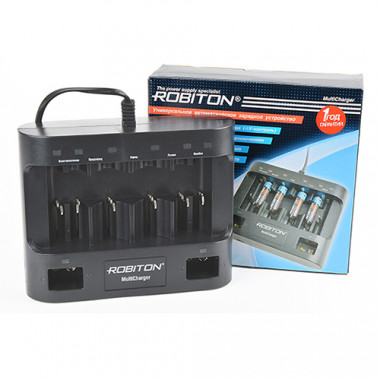 З/У Robiton MultiCharger C5-GTV-CFRU  Ni-Mh R06 R03 R14 R20 крона 9V USB  14381