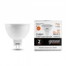 Лампа св/д Gauss Elementary GU5.3  220V  7W (530lm) 2700K 