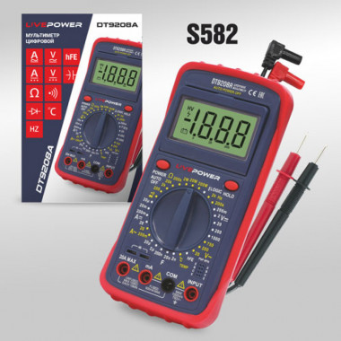 Мультиметр LivePower DT9208A  S582
