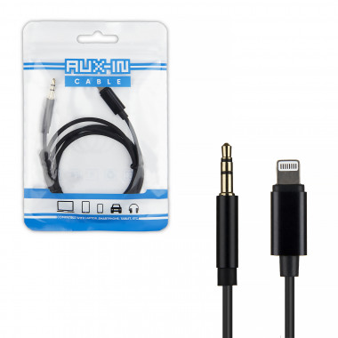 Переходник кабель Lightning на AUX (Jack 3.5mm)  isa 009369 / 014401 