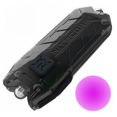 Фонарь брелок акк Nitecore TUBE UV  УФ 500mW 365nm 48часов 1,5м