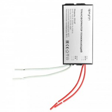 Трансформатор понижающий APEYRON 12V 80-250W ip20 металл черный 03-87