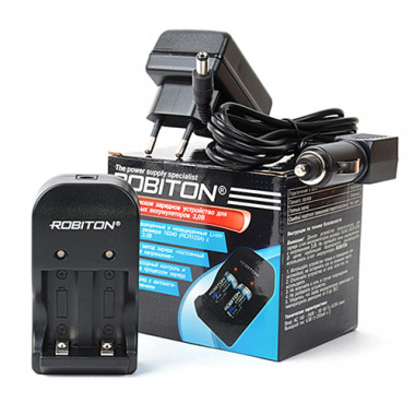 З/У Robiton SmartRCR123   Li-ion аккум 3V 16340 / RCR123  13024