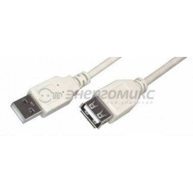 Шнур удлинитель шт.USB A -гн.USB А  3м  Rexant 18-1116