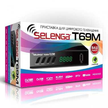 Ресивер эфирный Selenga T69M  DVB-T2  DVB-C  